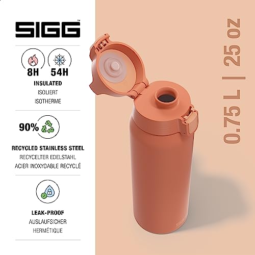 SIGG, Insulated Water Bottle, Shield Therm One, Suitable for Carbonated Beverages, Leakproof, Dishwasher Safe, BPA Free - Image 2