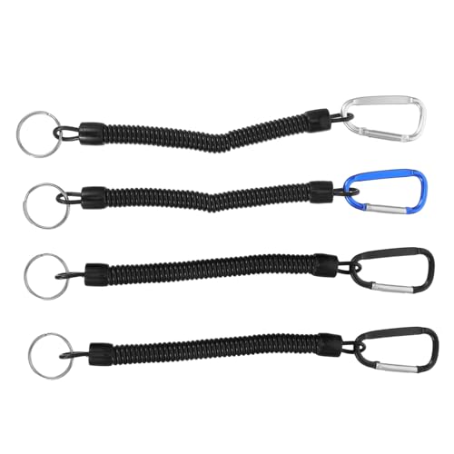 Porte-clés rétractables avec enrouleur robuste DOITOOL pour matériel de camping actif