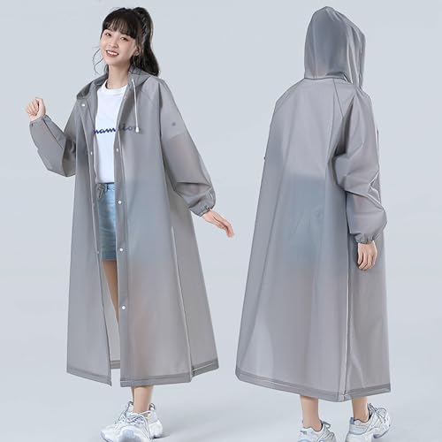 YEDECOR Pacote com 10 capas de chuva de EVA com capuz, poncho de chuva para homens e mulheres, adult