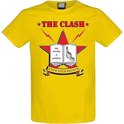 T-shirt The Clash homme avec imprimé vintage au style authentique
