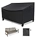 3-Sitzer Schutzhülle Gartenmöbel, Gartenbank Abdeckung mit Kordelzug und Befestigungsclips, Gartensofa-Möbelschutz, für Gartenbank, Sofas und andere Möbel - 162 × 66× 89 cm