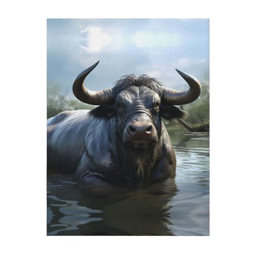 Couverture buffle d'eau super douce grand format pour lit et canapé - 2