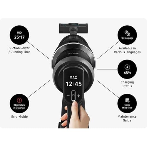 Samsung Bespoke Jet Plus VS20B95943N/WA Woody Green Zwart - Afbeelding 3