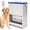 22lbs Gravity Dog Feeder – Automatic Dog Feeder Large Breed Outdoor Pet Feeding Station Auto Dry Food Dispenser for Pet Cat Dogs