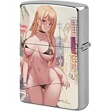 アニメ風 ZIPPO金属製 オシャレ 可愛い 着せ恋 喜多川海夢 黒 水着 収納 ライタ保護 【アメリカ産特製強化素材】 防錆 全面保護 たばこ用具 喫煙具 ＜アニメ愛好者,アニメ好き> タバコ好き ファション小物 グッズ 交換用外側 傷から を全面保護