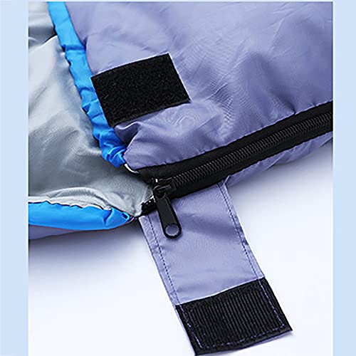 Jianghuayunchuanri Bequemer Schlafsack Camping Warme Schlafsack Baumwolle Schlafsack Outdoor Erwachsene Schlafsack Indoor- und Outdoor-Aktivitäten (Farbe : Blue, Size : 215x75cm) - Image 6