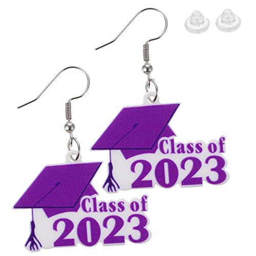 VALICLUD 1 Par 2023 pendientes de la temporada de graduación pendientes para mujer colgando Obsequios de graduación Pendientes de graduación Pendientes para mujeres pendientes colgados