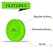 FitnessFire 3er Set Mini Frisbee - Die kleine Frisbee fliegt über 60 Meter weit - Die Neue Trendsportart - Alternative zur gewöhnlichen Frisbeescheibe – Schwimmt im Wasser (Bunt)