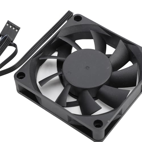 Bewinner Ventilateur de Refroidissement PWM à Double Roulement à Billes de 70 Mm, Ventilateur de Boîtier PC à Contrôle Intelligent de la Température PWM à 4 Broches, Vitesse jusqu'à 2500 Tr/min, 7 – vue 7