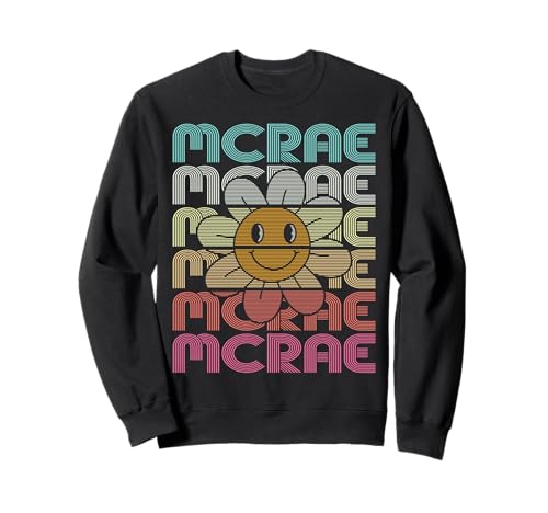 Retro McRae Frist Nombre I Love McRae 80's Vintage Sudadera