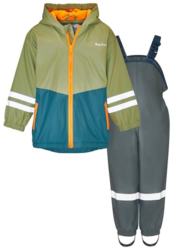 Playshoes Zweiteiliger Regenanzug Fleece-Futter, Gefütterter Matschanzug – Ansicht 1