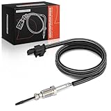 Frankberg Capteur de température des gaz d'échappement 2-Pôles Compatible avec Série 5 F10 M 550d xDrive Touring F11 M 550d xDrive Série 7 F01 F02 F03 F04 750d xDrive X5 E70 M50d Remplacer# ETS221
