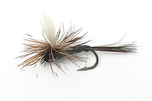 Creative Angler Parachute Adams Fly Fishing Flies for Trout. 1 Dozen Trout Flies