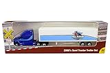 2000's Semi Tractor Trailer Truck Blue & White Paul Bunyan Trucking LLC TraxSide Collection 1/87...