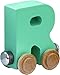 Maple Landmark NameTrain Pastel Letter Car R - Made in USA (Green)