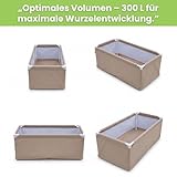 Bio2Grow Living Soil Bed 90 x 90 cm, High-Quality Plant Bed for Indoor and Outdoor Fabric Bed such as Flower Pot, Breathable and Sustainable (Full Set) - Image 5