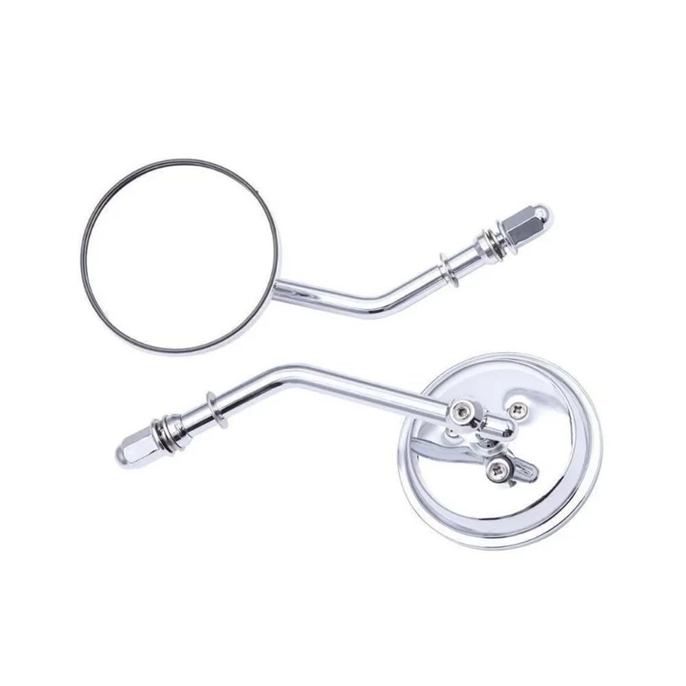 motos Miroir vélo Rétroviseurs Latéraux Ronds Moto, 2 Pièces, 8 Mm, Pour Sportster, Pour Dyna XL883, 1200 Pour Bobber