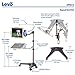 LEVO G2 Essential Tablet Floor Stand Tablet PCs, iPads, iPad mini, New iPad Pro, Galaxy, Nexus, Xoom, Surface Pro, Miix, Nook, Fire, and Other Tablets and e Readers Black Color