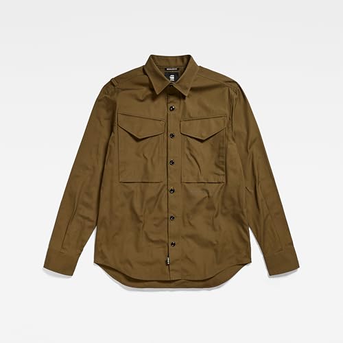 G-STAR Hommes Cargo Regular Shirt - Chemise décontractée kaki