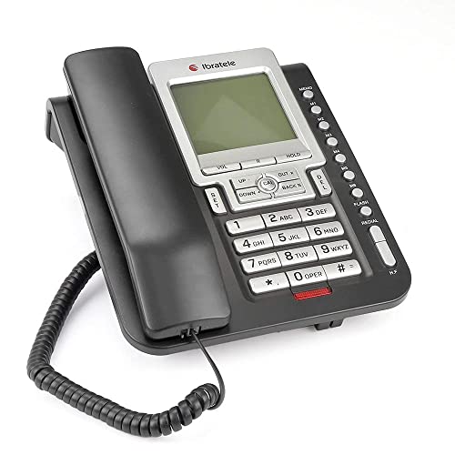 Aparelho Telefônico com Display LCD, Modelo Capta Top, Cor Preta, Ibratele.