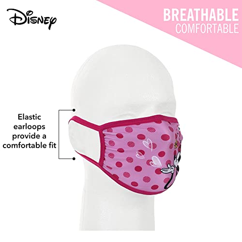 Concept One Disney Minnie Mouse Pink Polka Dots Kids Face Mask, Multi #TOP3