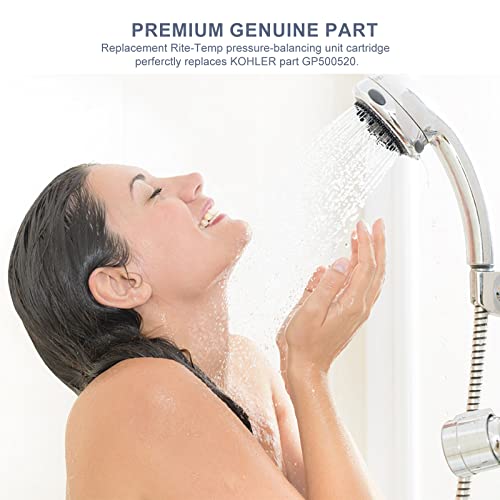 Gp500520 Pressure Balancing Unit Cartridge (Shower) Replacement The Model Gp500520 Fit For With Kohler Shower Cartridge, Kohler Shower Valve,And Pressure Balancing Valve 1/2" Single Handle Faucet #TOP6