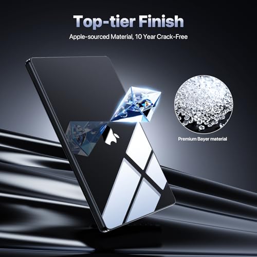 Soonjet Compatible for MacBook Pro 14 inch Case | M5 M4 M3 M2 M1 Pro/Max 2026-2021 | 100% Clear, Refined Black | Protective Hard Shell Laptop Cover | Crystal Black by soonjet - Image 5