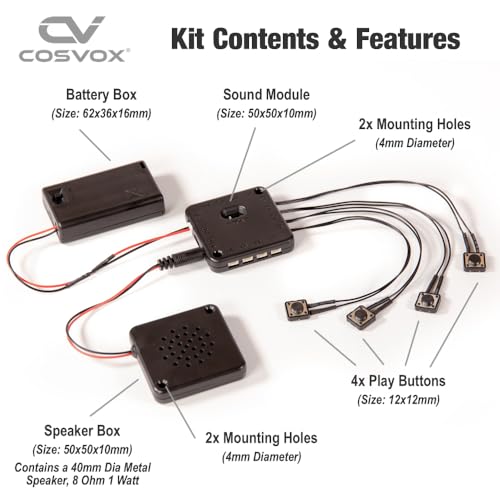 COSVOX Cosplay Sound Effects Module. Add Exciting Sound Effects, Iconic Voice Lines or Epic Music to your Cosplay Costumes - Image 2