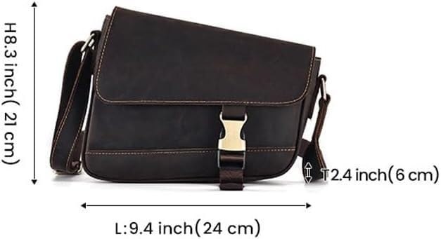 Sports Cycling Messenger Bag Shoulder Bag Satchel Large Capacity Backpack(Brown-1)3