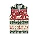 ZGHQHCDRH Christmas Vest for Men Button V Neck Casual Cable Knit Button Down Sleeveless Cardigan Outerwear Chalecos De Vestir Para Hombre Fashion Ugly Christmas Mens Argyle Sweater Vest Deep Red XL