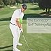 HANQUAN The Connector Golf Training Aid,Simple and Effective Training Tool,Golf Swing Trainer for Posture Correction Practice,Golf Training Aids Helps Train Proper Swing Mechanics,Arm Structure