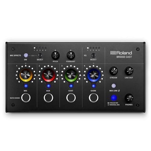 【セット売り】Roland BRIDGE CAST + AT4040 Roland BRIDGE CAST Dual Bus Gaming Mixer | Pro Audio Streaming