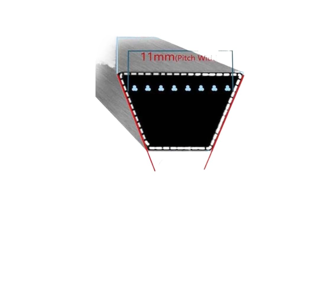 Correa de transmisión para cortacésped Kevlar de 5/8 x 135 pulgadas, compatible con accesorios de herramientas para césped y jardín, número de pieza 754-04319