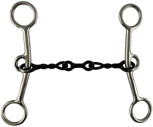 Showman Stainless Steel Junior Cow Horse Bit w/ 5 Sweet Iron Mouth