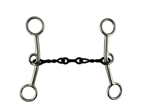 Showman Stainless Steel Junior Cow Horse Bit w/ 5" Sweet Iron Mouth