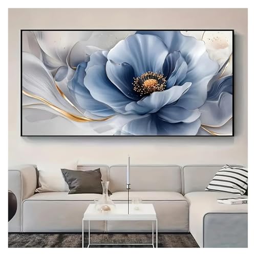 Impression sur toile XENITE affiche florale vintage sans cadre pour salon 40x80cm - 3