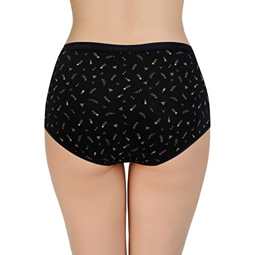 Image of Amante Printed Cotton Full Brief Panty Pack(Pack of 3)