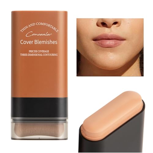 Base En Barra FlawlessEraser, Base De Maquillaje Borradora De Corea, Base En Barra Liviana Hidratante Coreana, Base En Barra Correctora Instantánea Con Cepillo Incorporado