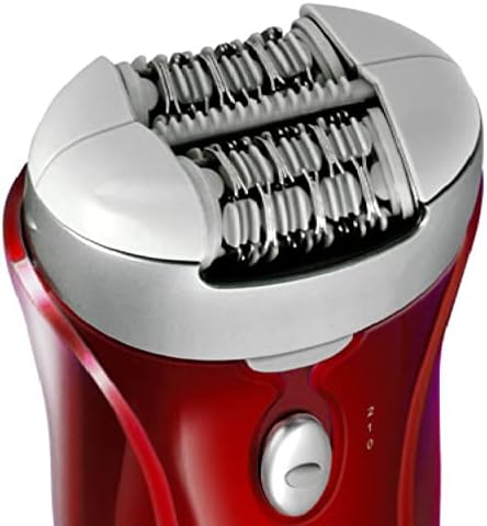 Emjoi Epilator with 72 Tweezers - Dual Opposed Head, Hair Removal for Women, Best for Legs, Underarm, Bikini Epilation, Body & Facial Hair Remover