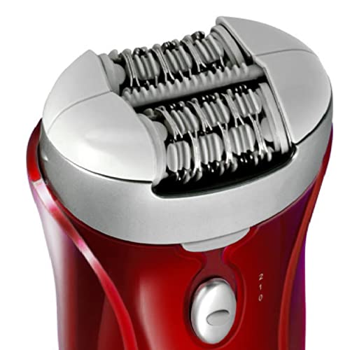 Emjoi Epilator with 72 Tweezers - Dual Opposed Head, Hair Removal for Women, Best for Legs, Underarm, Bikini Epilation, Body & Facial Hair Remover