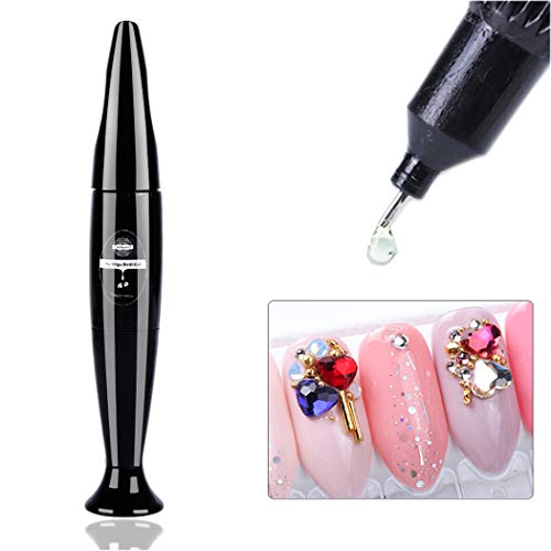LIAOTI Nail Glue Rhinestones Nail Glue for False Nail Tips Clear Point Drill Gel Manicure Decoration Adhesive