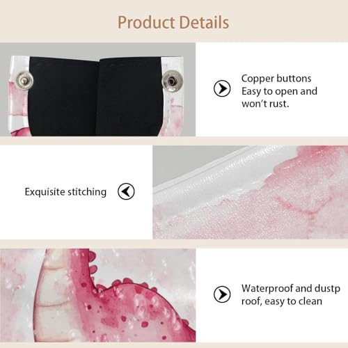 Boîte à mouchoirs en cuir lavable pour comptoir de coiffeuse propre - 4