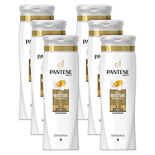 Pantene Pro-V Daily Moisture Renewal 2in1,12.6 Fl Oz,Pack of 6