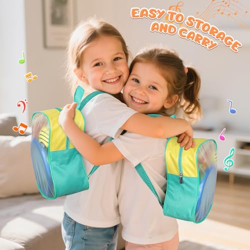 Jojoin Toddler Musical Instruments - 24PCS Baby Musical Instrument - Kids Wooden Percussion Musical Instruments Toys with Tambourine Xylophone - Musical Sensory Instruments Toys for 3 4 5 Year Old - Image 5