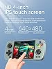 Consola de juegos retro de bolsillo ANBERNIC RG405M sin tarjeta, CPU Unisoc Tiger T618, pantalla táctil IPS de 4 pulgadas, batería incorporada de 4500 mAh, compatible con WiFi 5G y Bluetooth 5.0, color gris 4