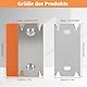 Kantenschneider, Tragbar Manueller Kantenumleimer, Rutschfest Umleimer für Holzbearbeitung, Kantenhobel für Entgraten für Möbel und Furnierarbeiten (orange 2)