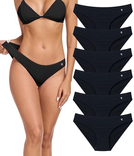 Catálogo de Braguitas y culottes para Mujer disponible en línea para comprar. 43 ANLIQI Ropa Interior Mujer Modal, Braguitas de Bikini de Talle Bajo Cómodos Elástico Delgada Calzones de Mujer Suave Paquete de 6