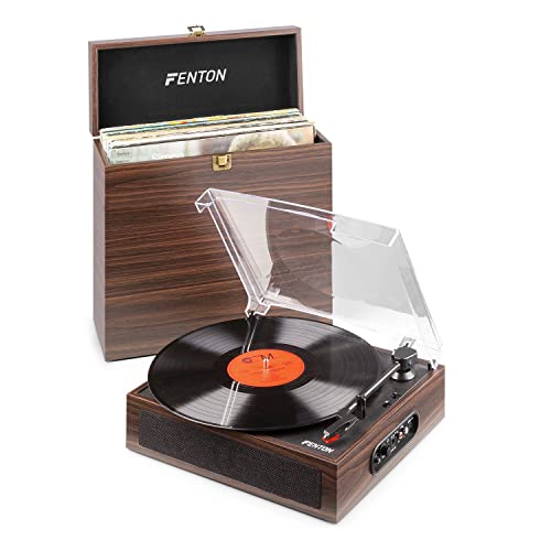 Fenton RP170D Platine Vinyle Bluetooth avec Valise de Rangement – Bois Foncé, Haut-Parleurs Intégrés, Sortie Ligne et Casque, Une Platine Idéale pour Décorer et Écouter Vos Vinyles - Les Beatles, Paul McCartney, John Lennon, RIngo Starr, George Harrison Fenton RP170D Platine Vinyle Bluetooth avec Valise de Rangement - Bois Foncé, Haut-Parleurs Intégrés, Sortie Ligne et Casque, Une Platine Idéale pour Décorer et Écouter Vos Vinyles