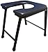 Premium Commode Stool with Lock for Added Safety with Foldable Design