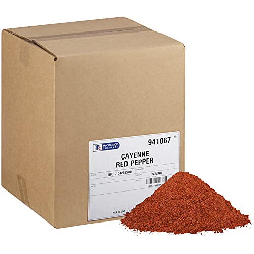 Mccormick Culinary Ground Cayenne Pepper, 25 Lb - One 25 Pound Box Of Bulk Cayenne Pepper Powder For Back Of House Use, Perfect For Rubs, Marinades And More #TOP9